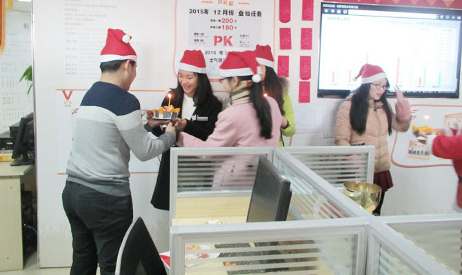 創勝2015年12月25日圣誕節歡樂瞬間
